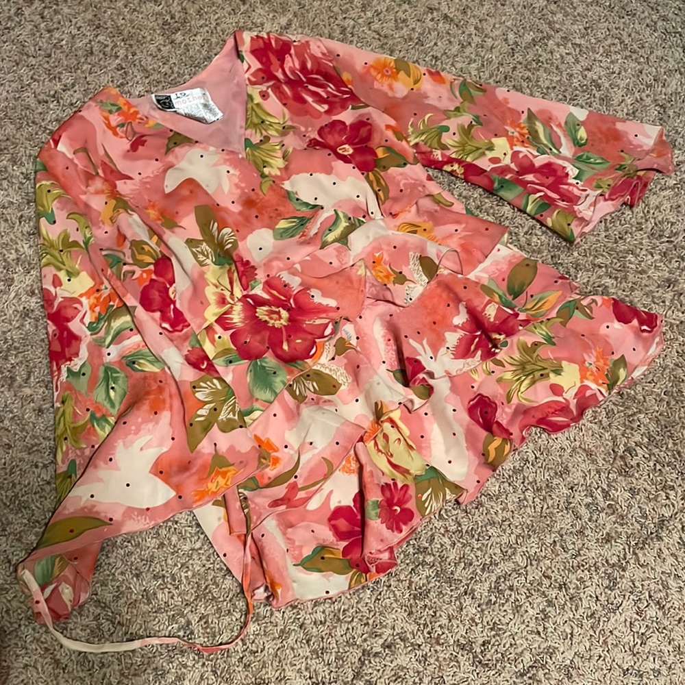 Tomorrow’s mother maternity dressy blouse size M